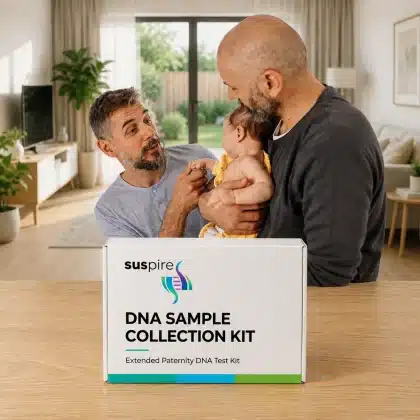 Extended Paternity DNA Test Kit by Suspire for at-home DNA sample collection