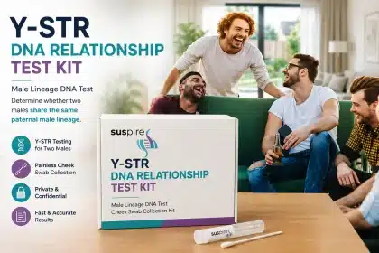 Y-STR DNA relationship test kit for comparing paternal male lineage between two males in UAE and GCC