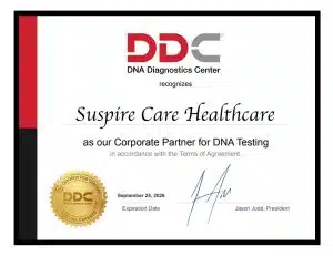 Suspire Care -DDC Certificate as Corporate Partners
