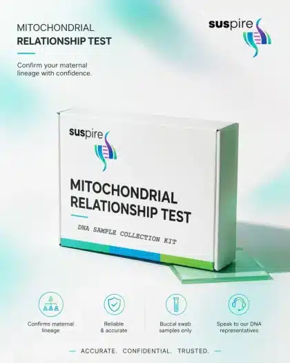 Mitochondrial Relationship Test kit for maternal lineage DNA testing