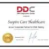 DDC Corporate Partner Certificate to Suspire Care